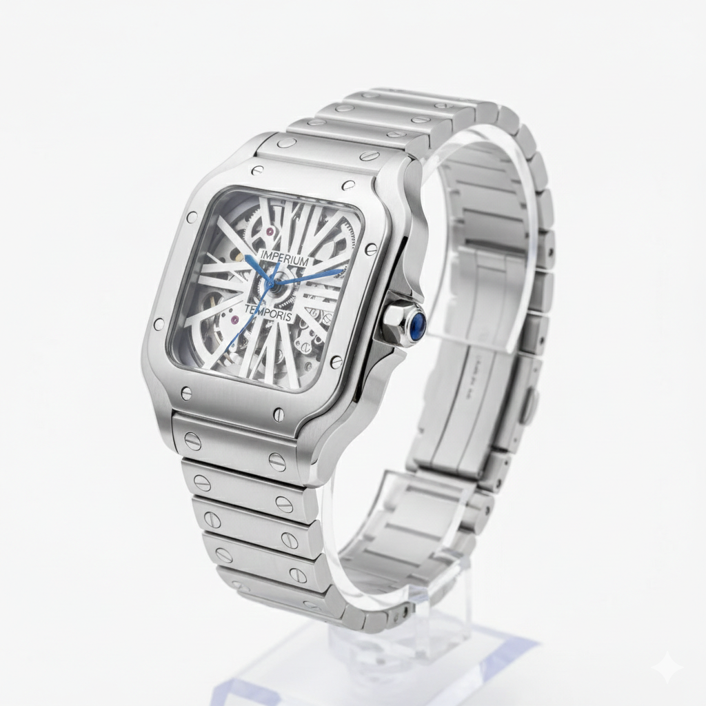 Imperium Temporis Squelette - Montre Automatique Santos Hommage